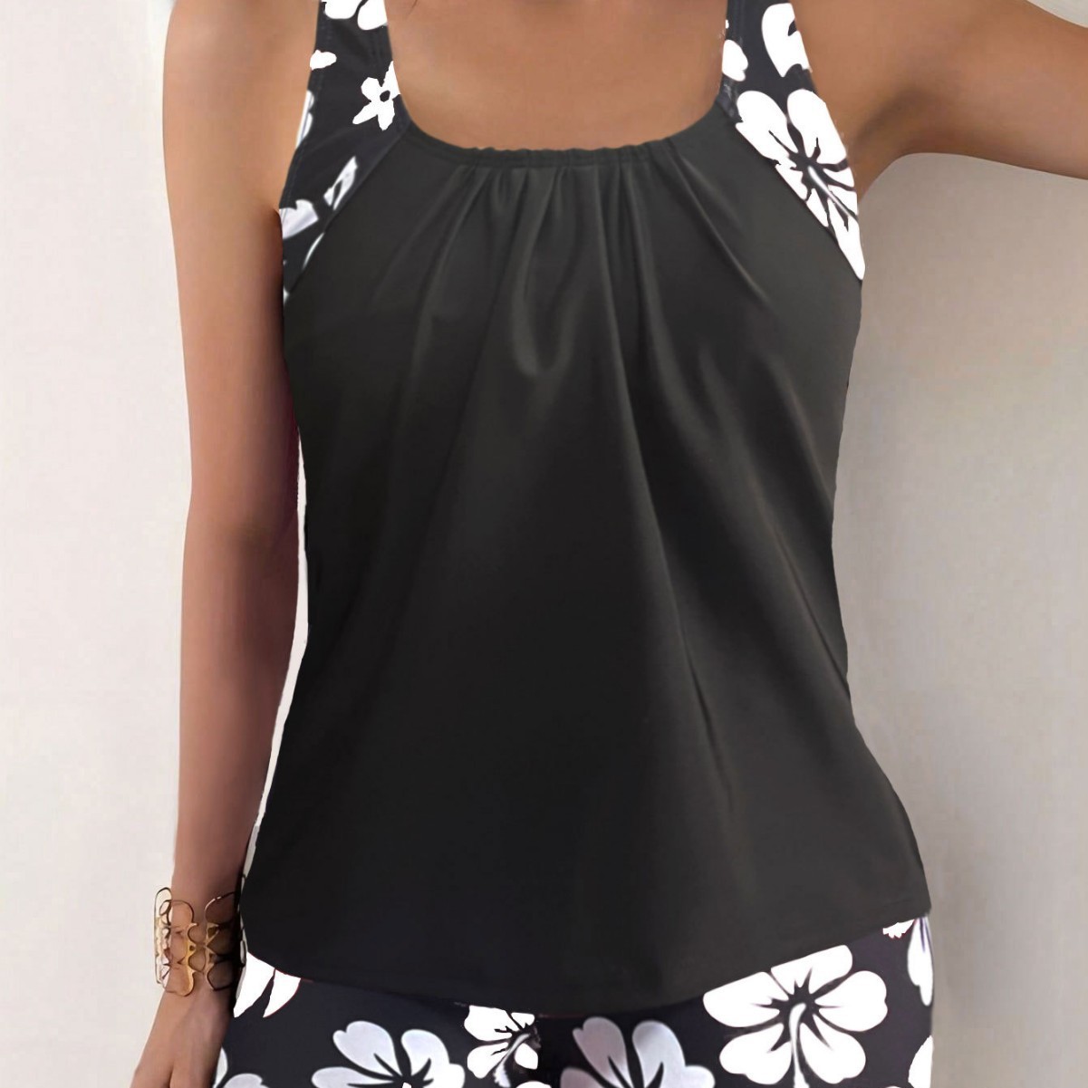 Tankini Feminino com Shorts, M - Swimwear avaliação e preço