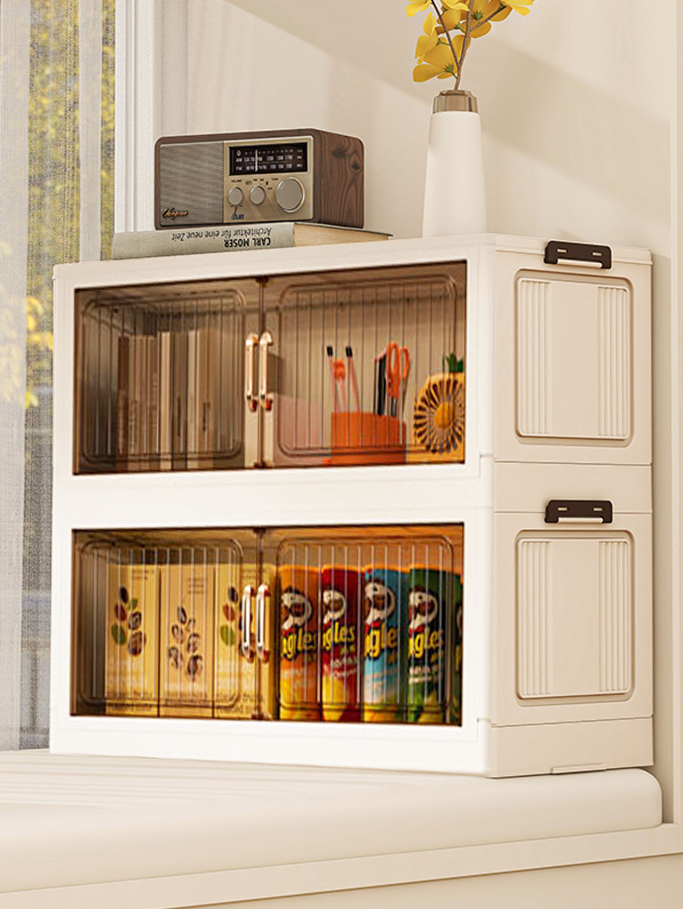 Armário de armazenamento dobrá - Tops avaliação e preço