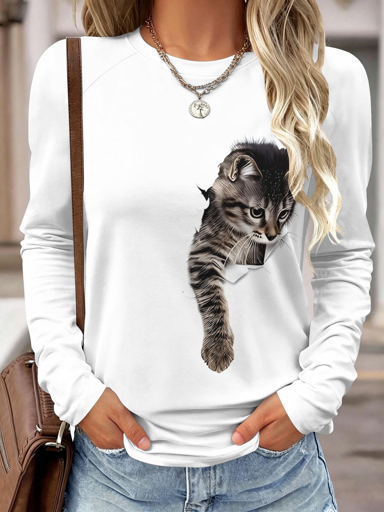 Camisa de manga comprida para  - Blouses avaliação e preço