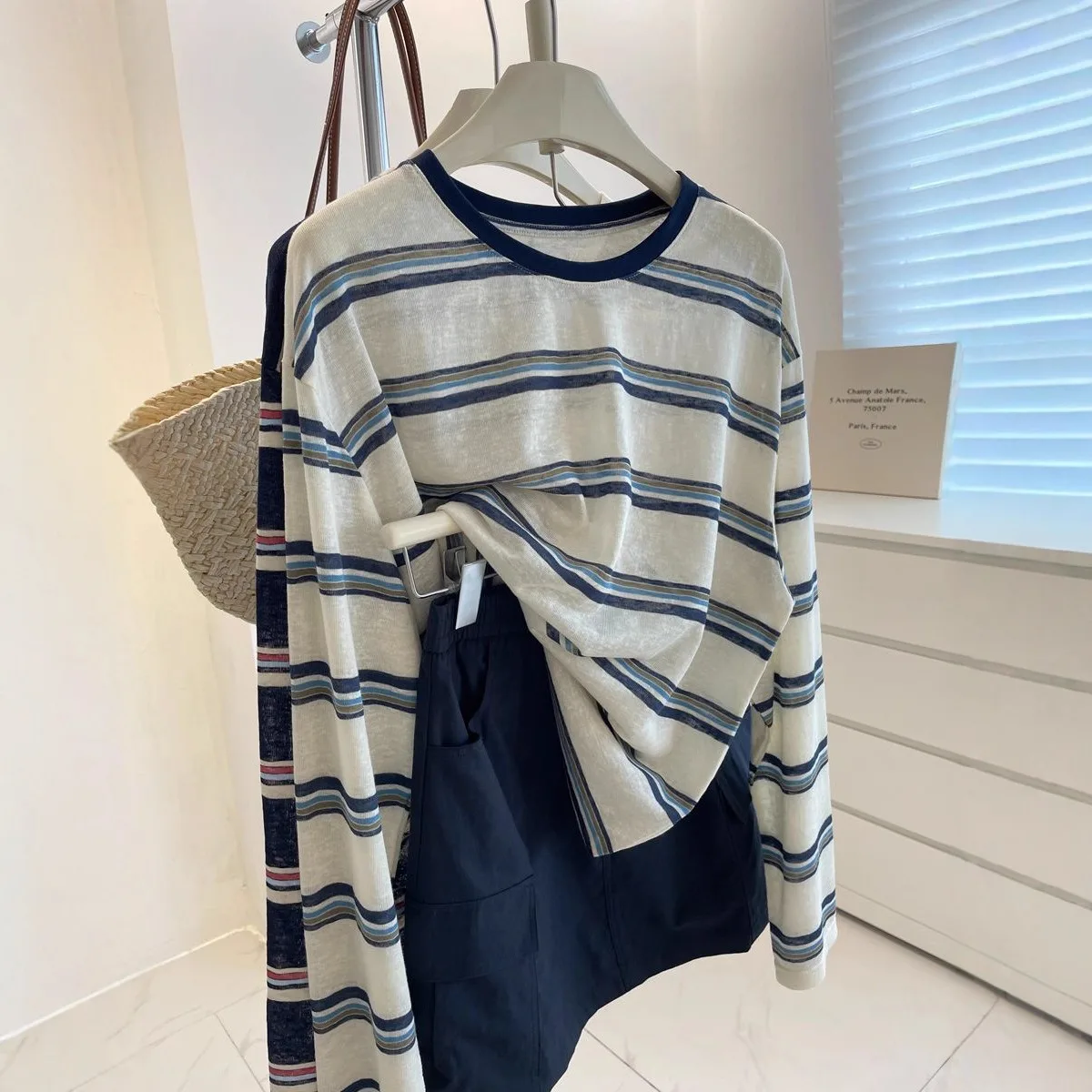 Blusa de manga comprida com pa - Blouses avaliação e preço