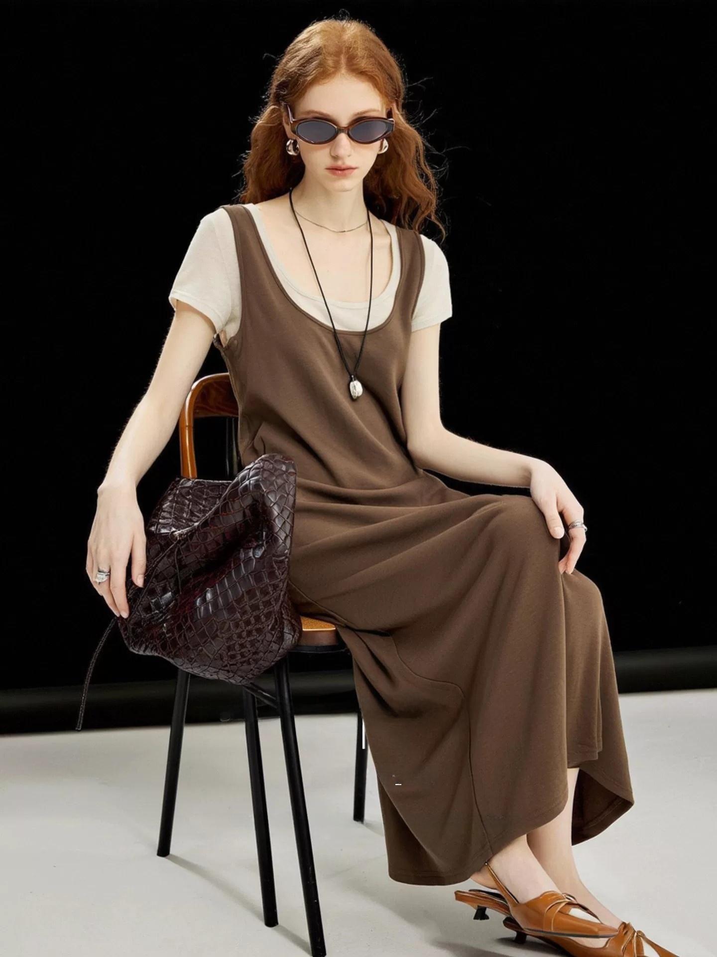 HUAAPPUW Novo Conjunto de Verã - Casual Loose Linen Shirt Dress avaliação e preço