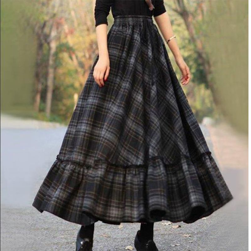 Saia Elegante Francesa de Prim - French Vintage Floral Midi Dress avaliação e preço
