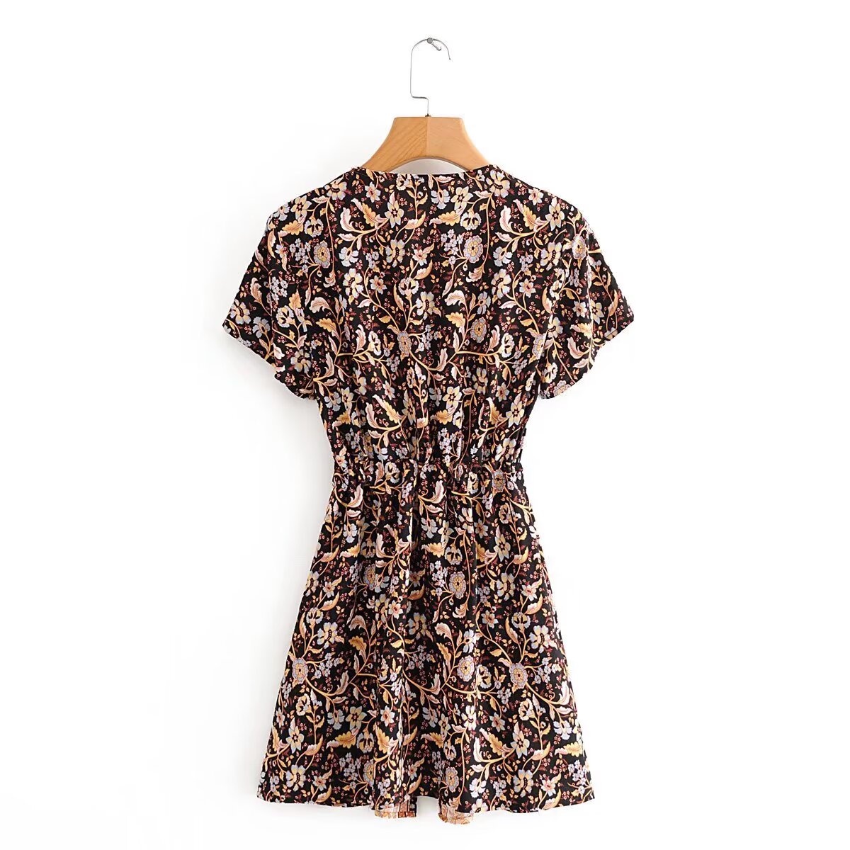 Vestido curto com estampa flor - Boho Summer Beach Maxi Dress avaliação e preço